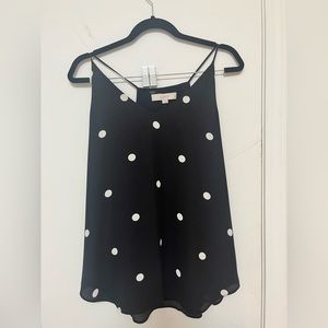 Black & white Polka Dot loft Tank Top